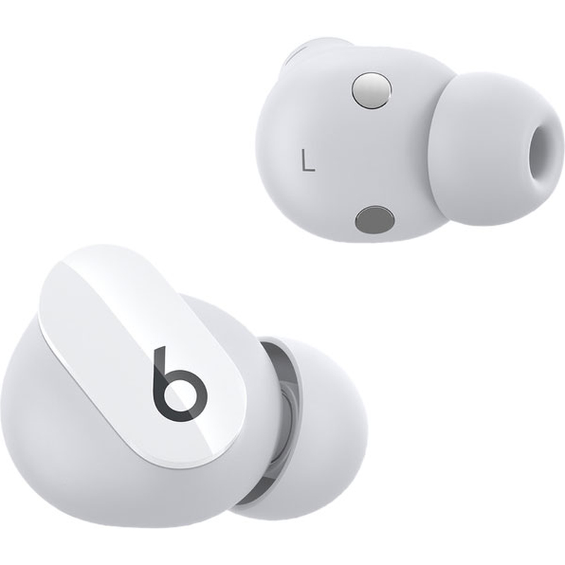 Беспроводные наушники Beats Studio Buds True с системой шумоподавления белого цвета